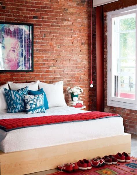 75 Impressive Bedrooms With Brick Walls Brick Wall
