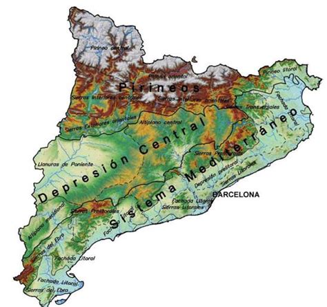 EspaÑa Cataluña Medio Físico