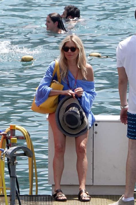 Sienna Miller On Holiday In Positano Gotceleb