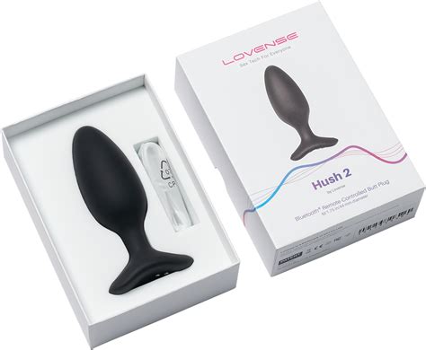 Lovense Hush App Remote Control Vibrating Butt Plug For Men Women