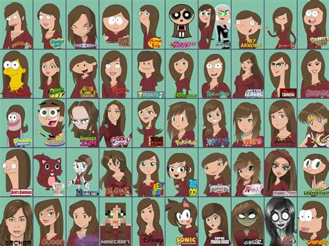 This Artist Created 50 Self Portraits Inspired By Your Favorite Cartoon Characters Abc News