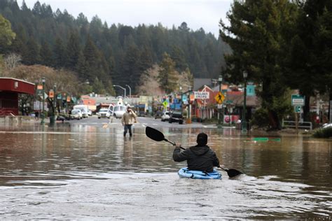 Russian River Flooding Swamps Two Dozen Towns