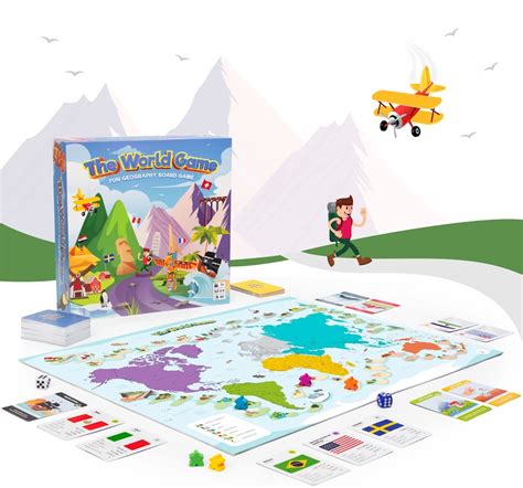 Race Around The World In The World Game Board Games Journal