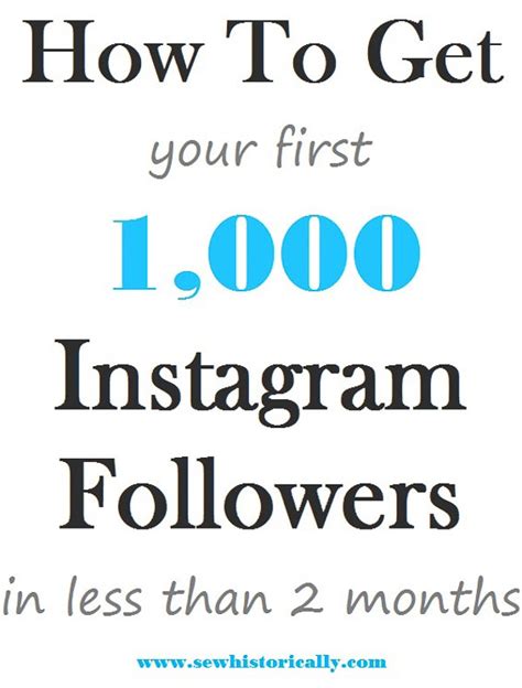 How To Get Your First 1000 Instagram Followers In 2 Months Sew