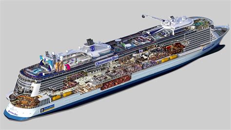 Royal Caribbean Posts Updated Quantum Of The Seas Cutaway Royal