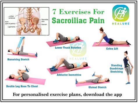 Healure On Twitter Exercises For Sacroiliac Pain Sacroiliac