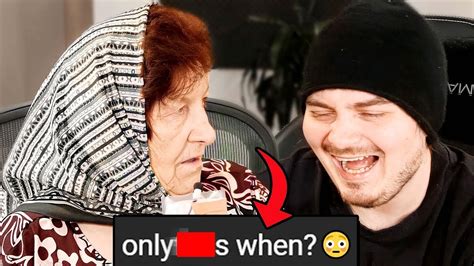 Inappropriate Questions With Babushka Radal Reupload Youtube