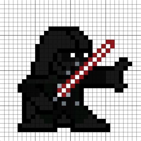Minecraft Darth Vader Pixel Art Grid Pixel Art Grid Gallery