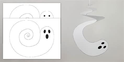 Printable Halloween Ghost Decorations