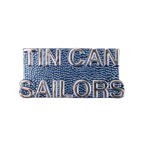 Navy Tin Can Sailors Hatlapel Pin