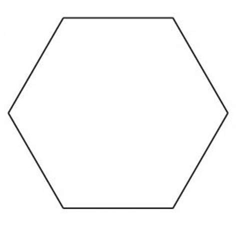 2in Hexagon Template