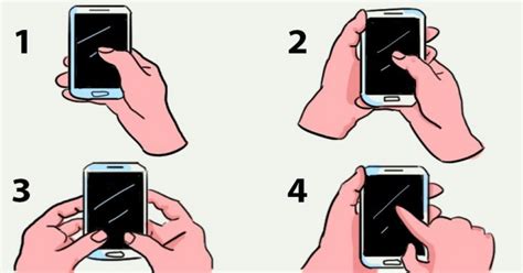 la façon de tenir votre smartphone en dit long sur vous