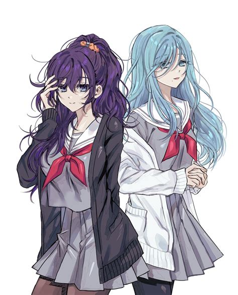 Asahina Mafuyu And Hinomori Shizuku Project Sekai Drawn By Mafuyusdil Danbooru