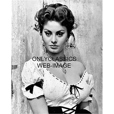 Buy OnlyClassics 1955 Sexy Busty Beauty Sophia Loren 8X10 Photo Italian