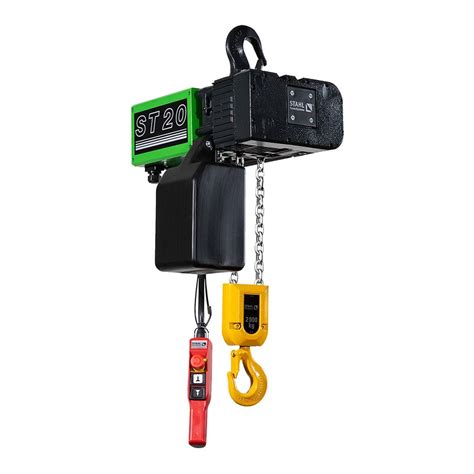 Stahl St Series Electric Chain Hoist With Hook Suspension Rsis