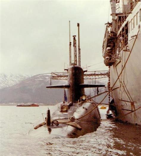 640 Class Moored Up At Holy Loch In 2021 Us Navy Submarines Navy