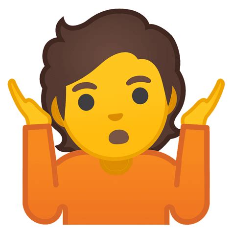 Person Shrugging Emoji Clipart Free Download Transparent Png Creazilla