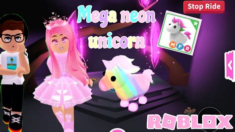 Roblox Adopt Me Pets Unicorn Mega Neon How To Get Mega Neon Pet In