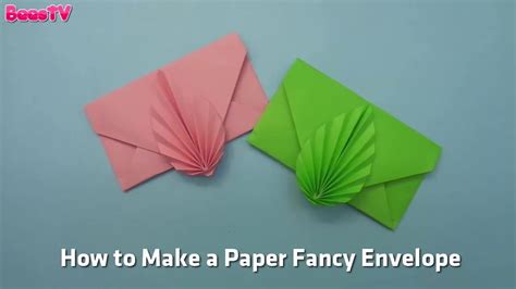 Leaf Envelope Making Easy Origami Tutorial How To Make A Fance