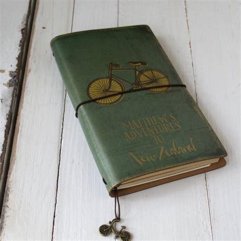 Personalised Vintage Style Adventures Travel Journal By Solesmith | notonthehighstreet.com
