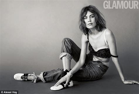 Alexa Chung Rocks A Sparkle Bralet And Sexy Messed Up Tresses In
