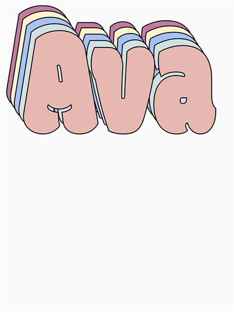 Ava Name Pullover Hoodie For Sale By Ashleymanheim Redbubble