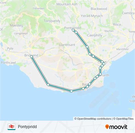 Transport For Wales Route Schedules Stops And Maps Pontypridd Updated