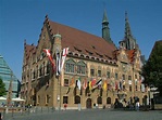 Ulm, Germany - shown: Rathaus [Cityhall] Town Hall, City Hall, Ulm ...