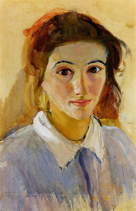 Fan account of zinaida serebriakova, a russian (later french) painter. Zinaida Serebriakova (Russia 1884-1967) Self-portrait in a ...