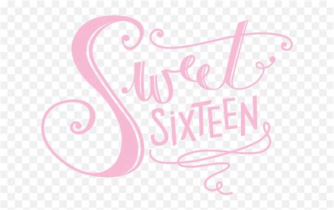 Download Free Png Sweet 16 Calligraphysweet 16 Png Free