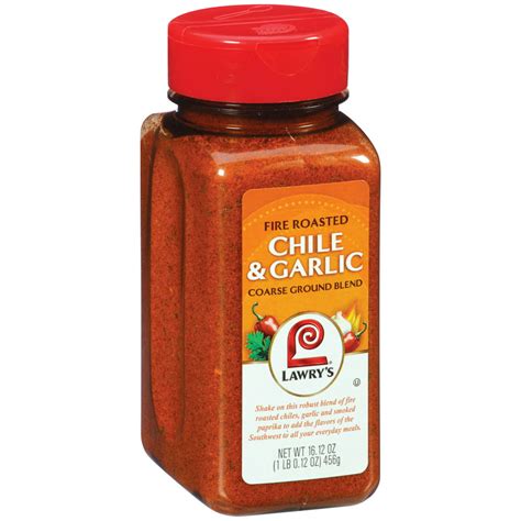 Lawrys Fire Roasted Chile And Garlic Seasoning 1612 Oz Walmart