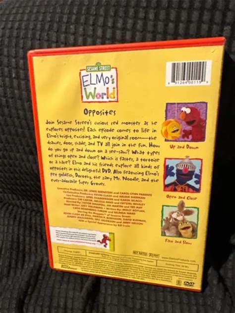 Sesame Street Elmos World Opposites Dvd 599 Picclick