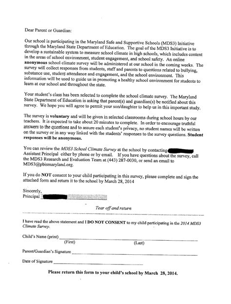 Opt Out Sample Letter