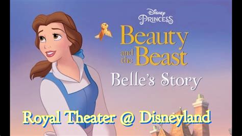 Disneyland Park Storytelling At Royal Theatre Beauty And The Beast Live