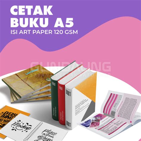 Cetak Buku A5 Art Paper 120 Gsm Gundaling Print Online