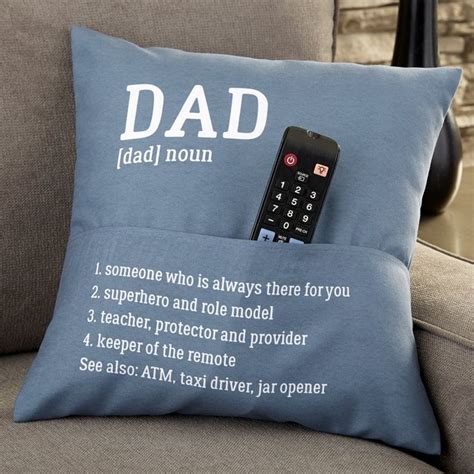 dad personalized pocket pillow father s day ts ts for him unique ts for dad best