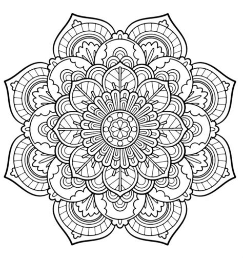 Jucarii de lemn mo de l: Desene cu Mandala de colorat, imagini și planșe de colorat ...