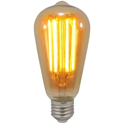 Wedding, event, & patio lighting. 6 watt ST64 ES-E27mm Decorative Dimmable Antique Lantern ...