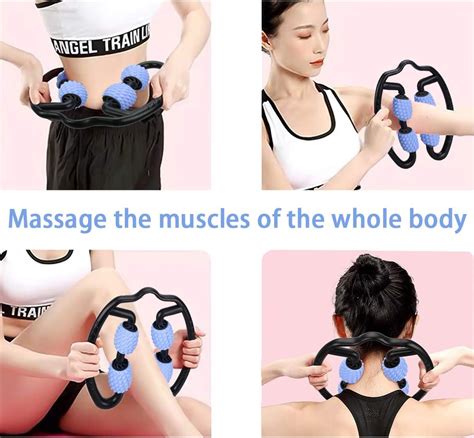 Eloki Foam Roller Massager Tools 3d Foam Roller 360°massager Full Body Relaxation Tool Yoga