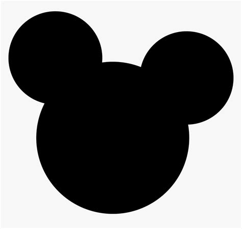 Transparent Background Mickey Mouse Logo Outline