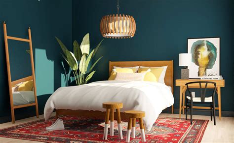 A Stylist Blue Accent Wall For Bedroom Design Ideas The Architecture