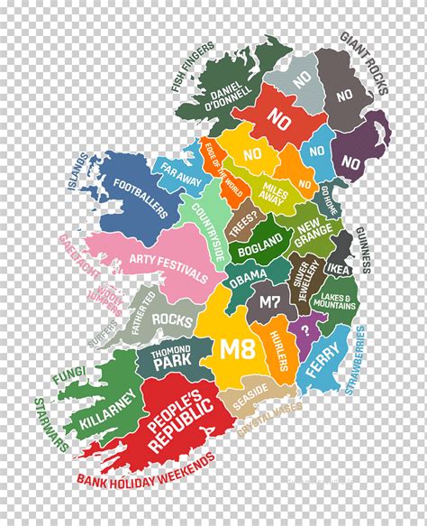 Condados Del Condado De Irlanda Carlow Estereotipo Mapa Condado Fermanagh Mapa Mundo Mapa