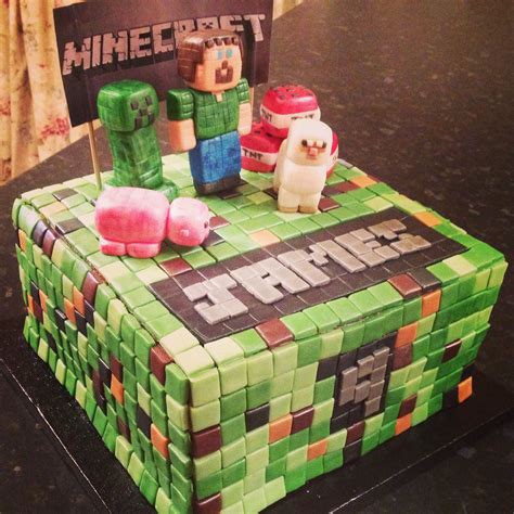 Minecraft Birthday Cake | Minecraft birthday, Minecraft birthday cake, Minecraft cake