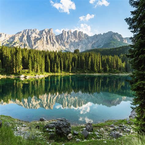 Dolomites Alpine Lake By Deimagine