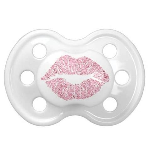 Funny Diva Pink Lips Kiss Pacifier Pink Lips Love Gifts Pacifier