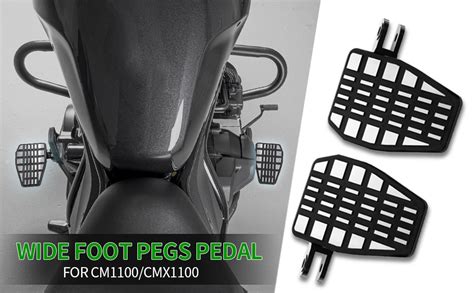 Motorcycle CMX1100 CM1100 Wide Foot Pegs Pedal 21 23 Aluminium Foot