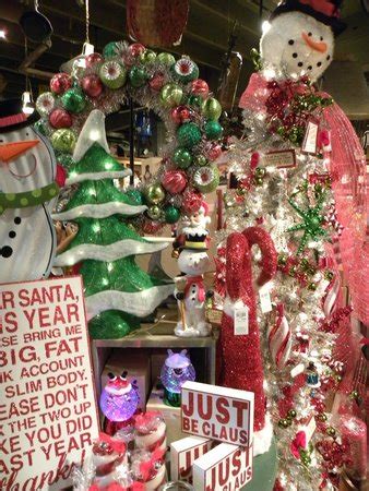 Christmas crackers are festive table decorations that make a snapping sound when pulled open, and often contain a small gift and a joke. Christmas items in the store - Picture of Cracker Barrel, St. George - TripAdvisor