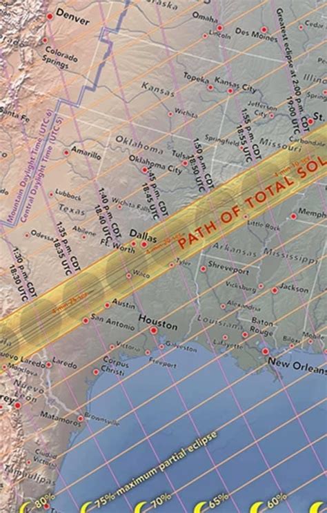 Sign up here for 10% off and a free map next month! Mark your calendars! Three years from today, a total solar eclipse will be visible for parts of ...