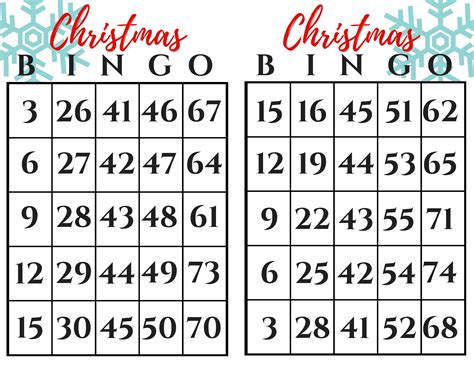 Christmas Bingo T Exchange Game December Pin Challenge My