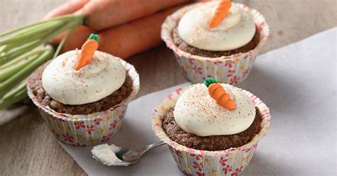 King Arthurs Carrot Cake Cupcakes Recipe King Arthur Flour